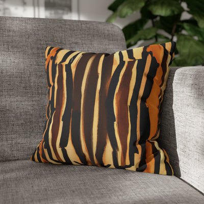 Decorative Throw Pillow Covers With Zipper - Set Of 2 Zorse Geometric Print