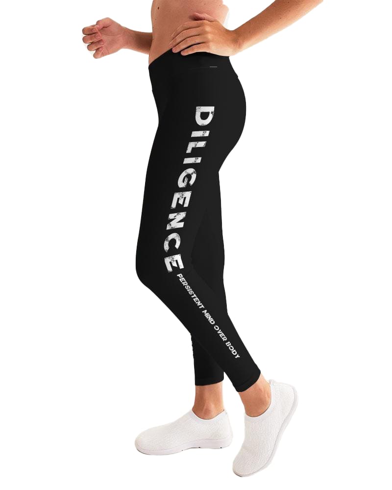 Diligence Persistent Mind Over Body Graphic Style Womens Leggings - Womens