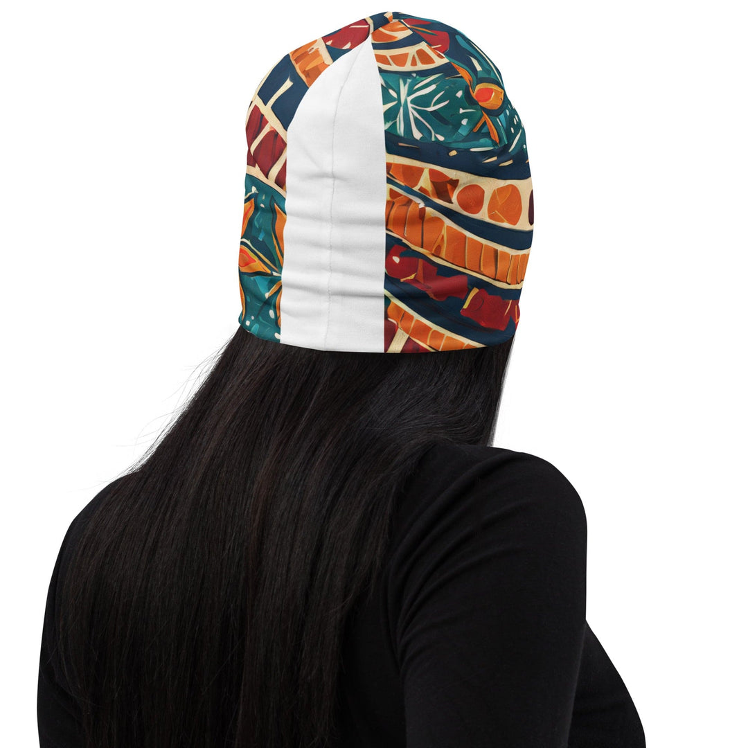 Double-layered Beanie Hat Boho Floral Tropical Print - Unisex | Beanie Hats