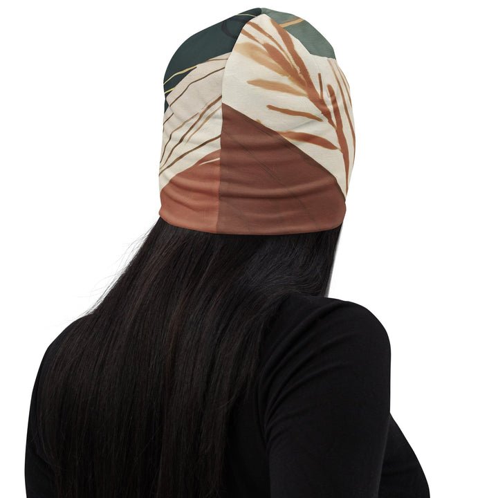 Double-layered Beanie Hat Boho Style Print 8 - Unisex | Beanie Hats