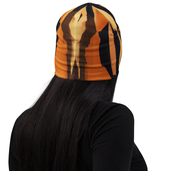 Double-layered Beanie Hat Zorse Lines Print 2 - Unisex | Beanie Hats