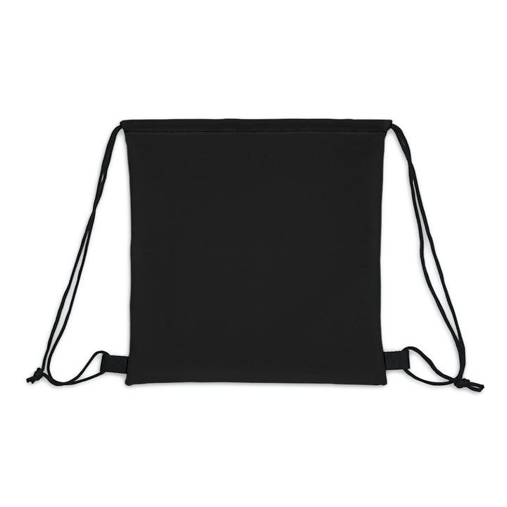 Drawstring Bag Brown and White Triangular Colorblock - Bags | Drawstring