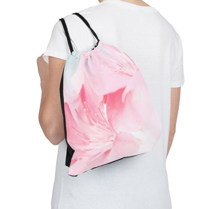 Drawstring Bag Pink Flower Bloom Peaceful Spring Nature - Bags | Drawstring