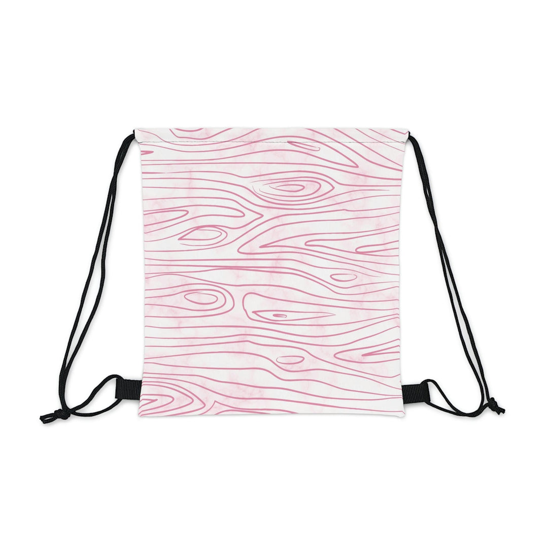 Drawstring Bag Pink Line Art Sketch Print - Bags | Drawstring