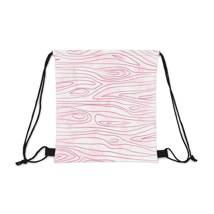 Drawstring Bag Pink Line Art Sketch Print - Bags | Drawstring