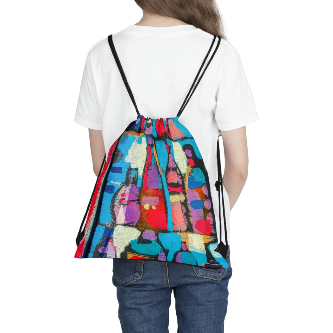 Drawstring Bag Sutileza Smooth Colorful Abstract Print - Bags | Drawstring