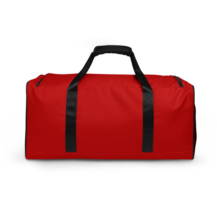 Duffle Bag with Adjustable Padded Shoulder Strap - Red