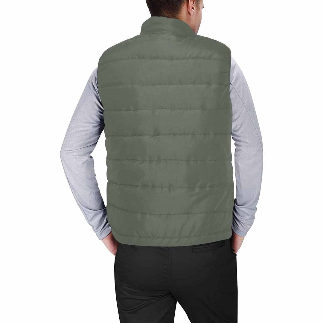 Ebony Black Mens Padded Vest - Mens | Vests