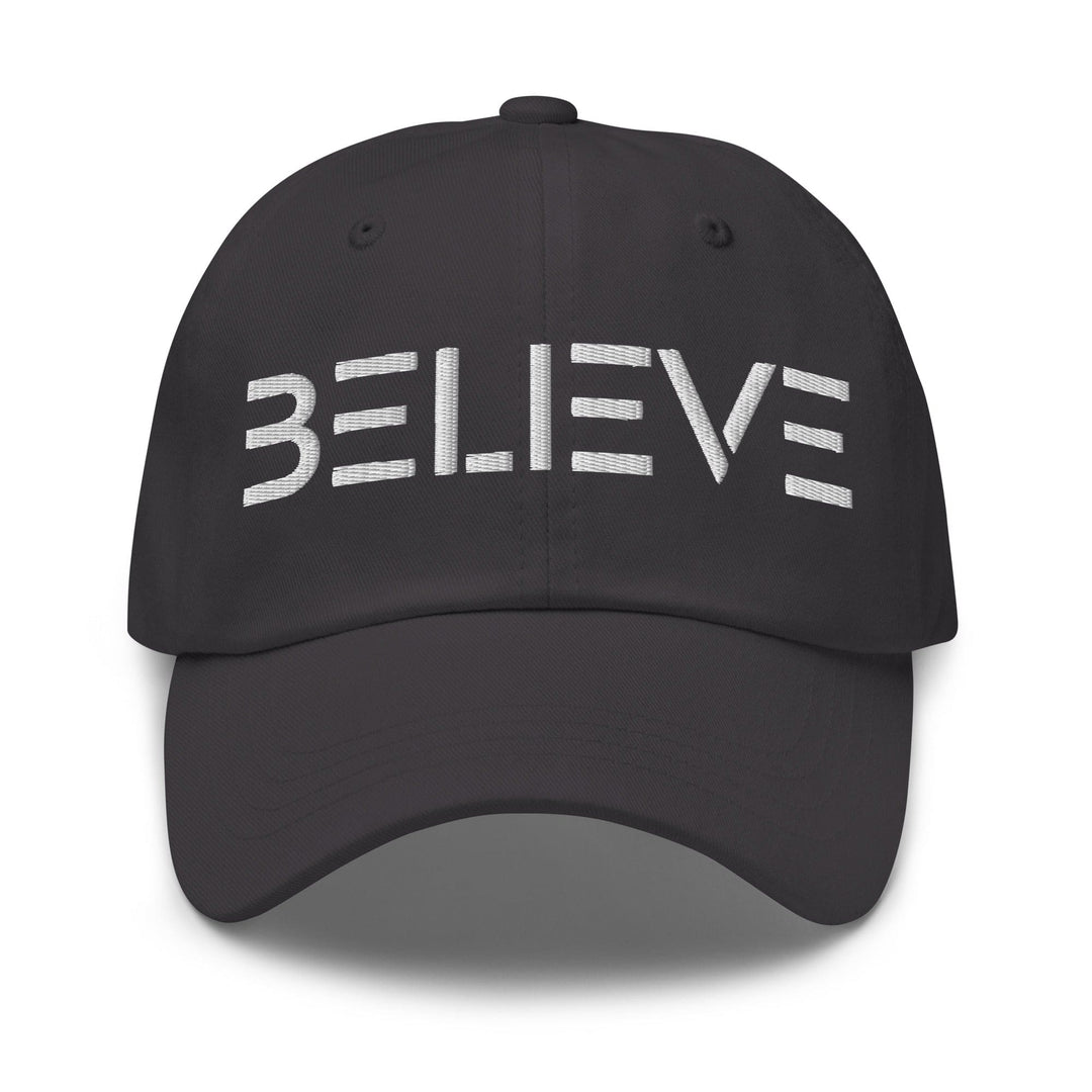 Embroidered Adjustable Baseball Cap Believe - F/b - Unisex | Baseball Caps