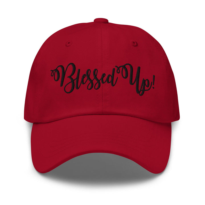 Embroidered Adjustable Baseball Cap Blessed Up - F/b - Unisex | Baseball Caps