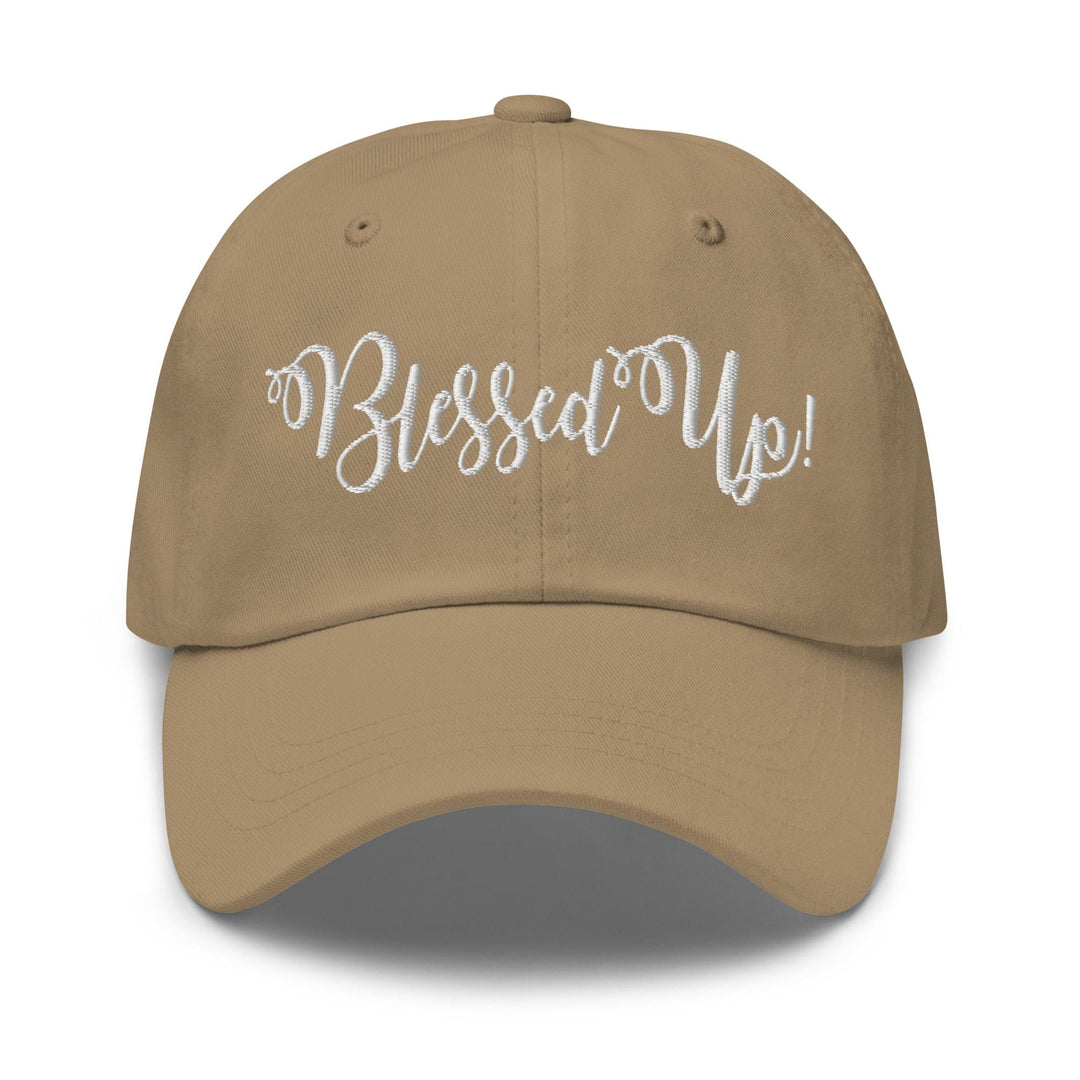 Embroidered Adjustable Baseball Cap Blessed Up - F/b - Unisex | Baseball Caps