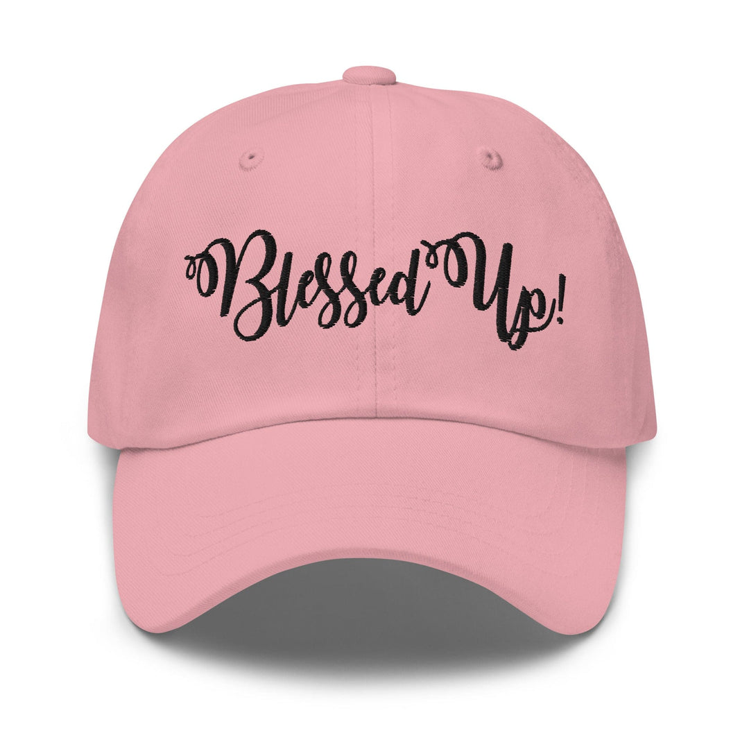 Embroidered Adjustable Baseball Cap Blessed Up - F/b - Unisex | Baseball Caps