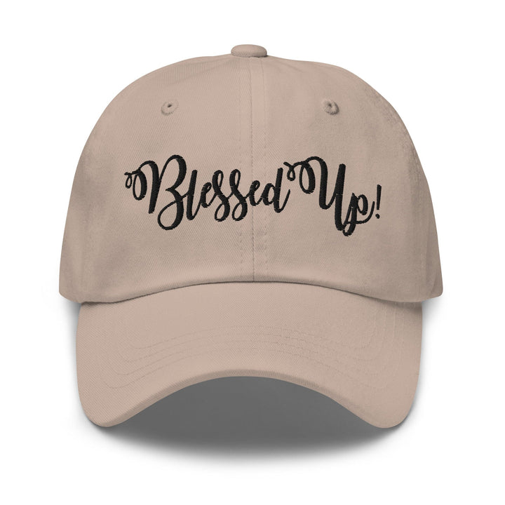 Embroidered Adjustable Baseball Cap Blessed Up - F/b - Unisex | Baseball Caps