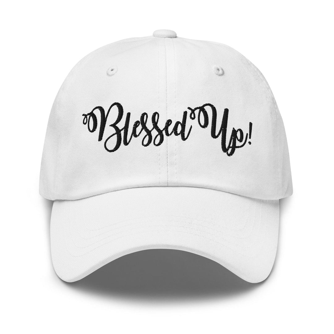 Embroidered Adjustable Baseball Cap Blessed Up - F/b - Unisex | Baseball Caps