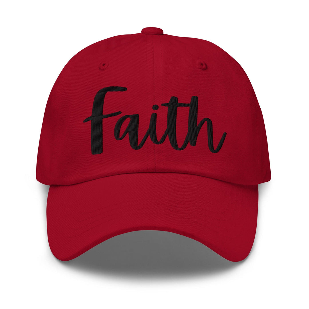 Embroidered Adjustable Baseball Cap Faith - F/b - Unisex | Baseball Caps