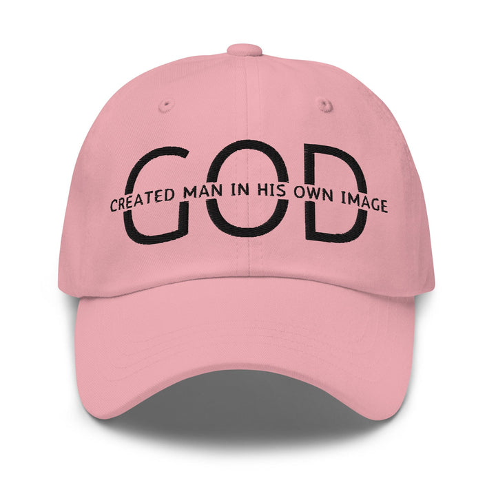 Embroidered Adjustable Baseball Cap God Created Man in His Own Image - Unisex