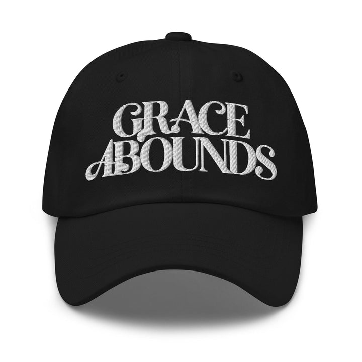 Embroidered Adjustable Baseball Cap Grace Abounds - F/b - Unisex | Baseball