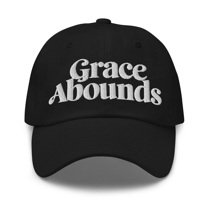 Embroidered Adjustable Baseball Cap Grace Abounds - F/b - Unisex | Baseball