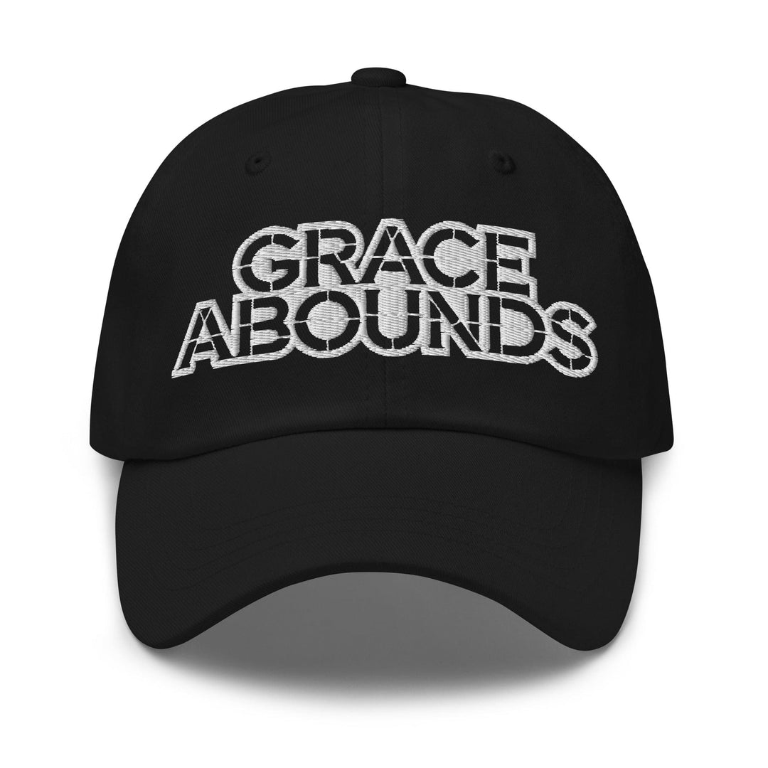 Embroidered Adjustable Baseball Cap Grace Abounds - F/b - Unisex | Baseball