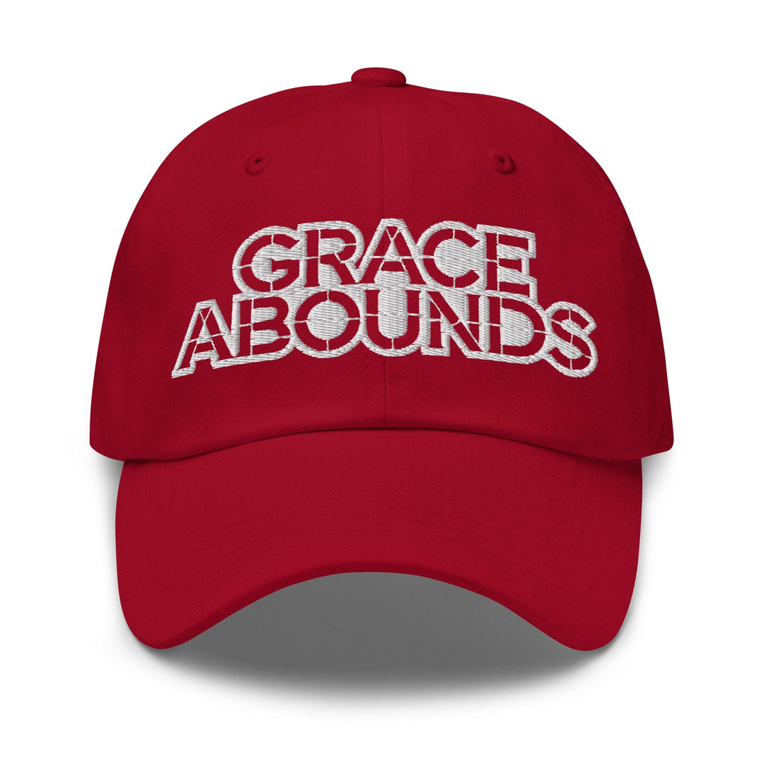 Embroidered Adjustable Baseball Cap Grace Abounds - F/b - Unisex | Baseball