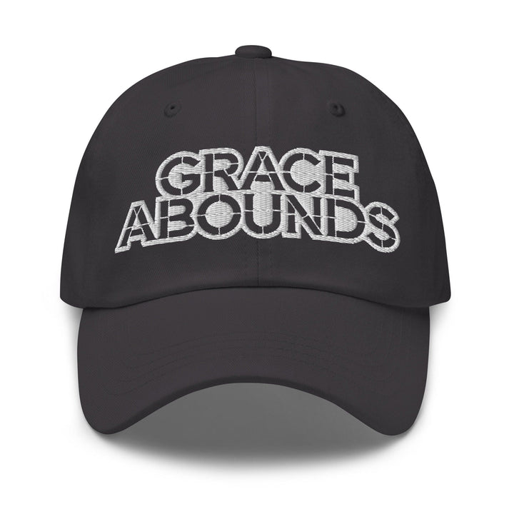 Embroidered Adjustable Baseball Cap Grace Abounds - F/b - Unisex | Baseball