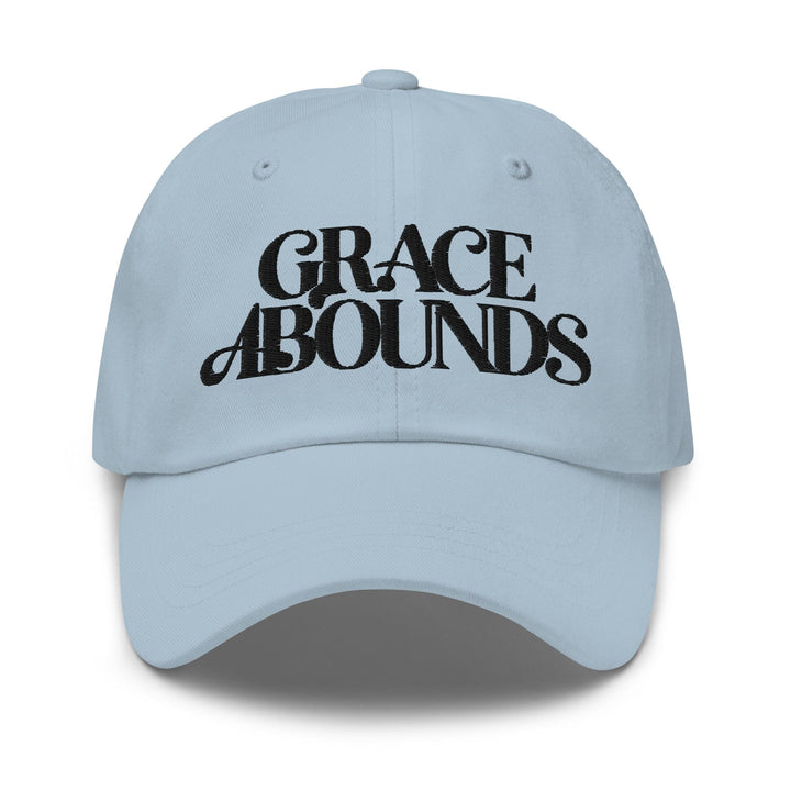 Embroidered Adjustable Baseball Cap Grace Abounds - F/b - Unisex | Baseball