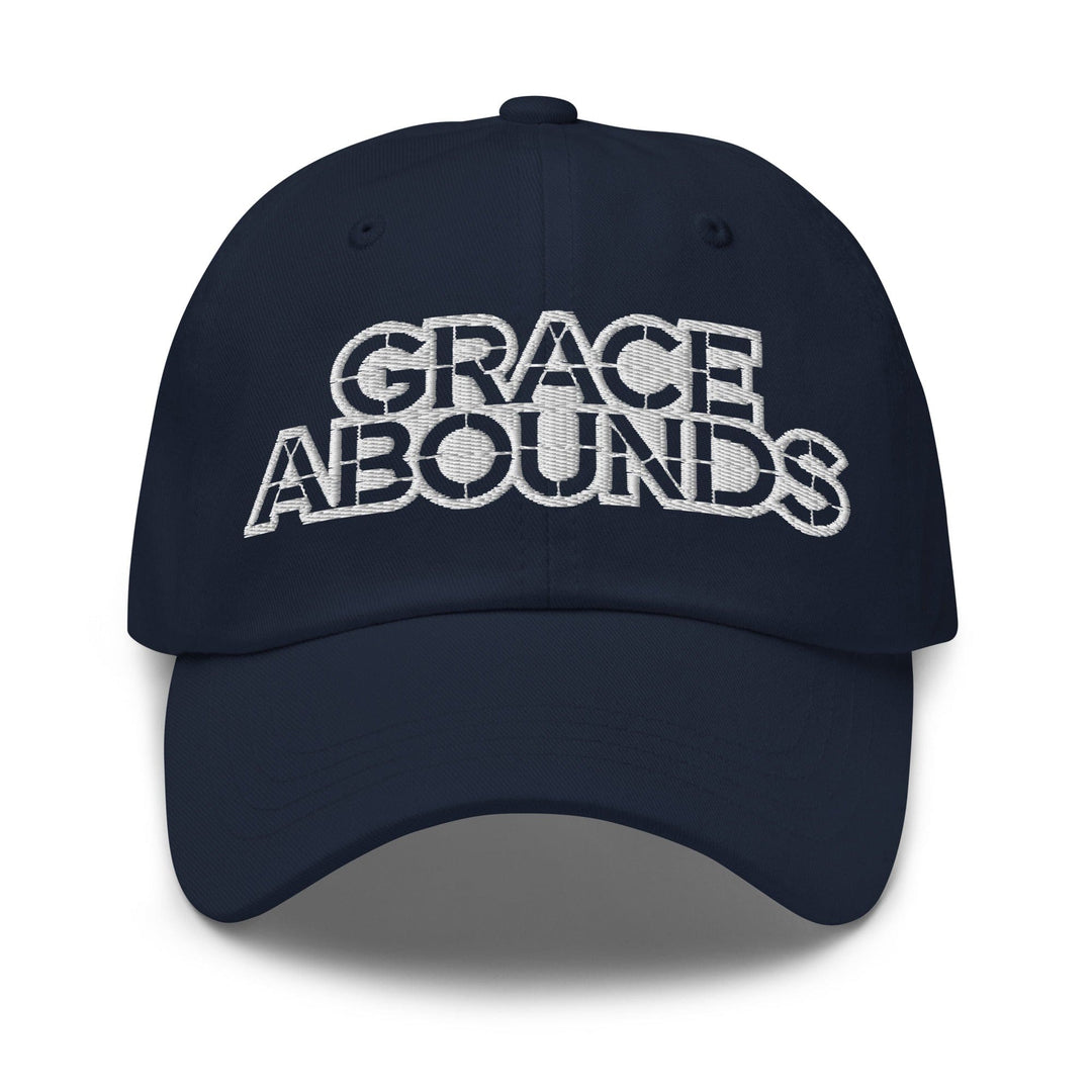 Embroidered Adjustable Baseball Cap Grace Abounds - F/b - Unisex | Baseball