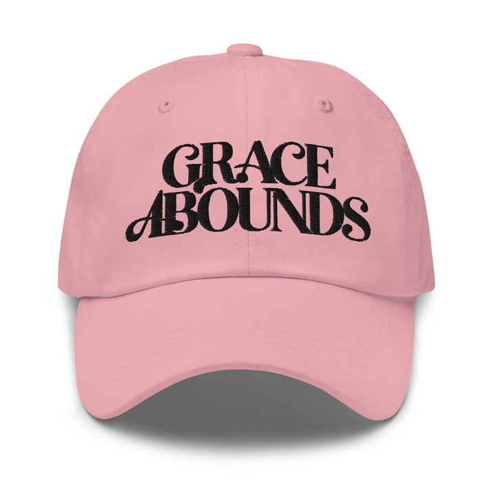 Embroidered Adjustable Baseball Cap Grace Abounds - F/b - Unisex | Baseball