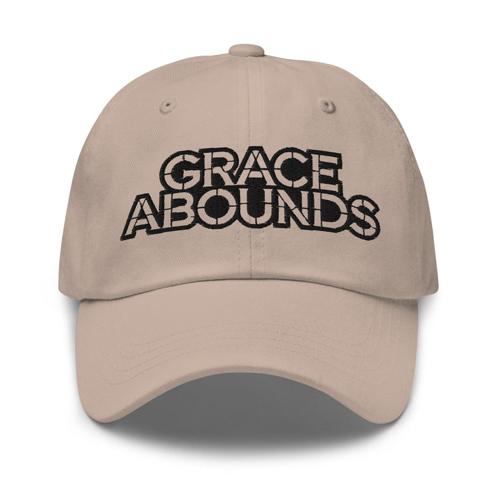 Embroidered Adjustable Baseball Cap Grace Abounds - F/b - Unisex | Baseball