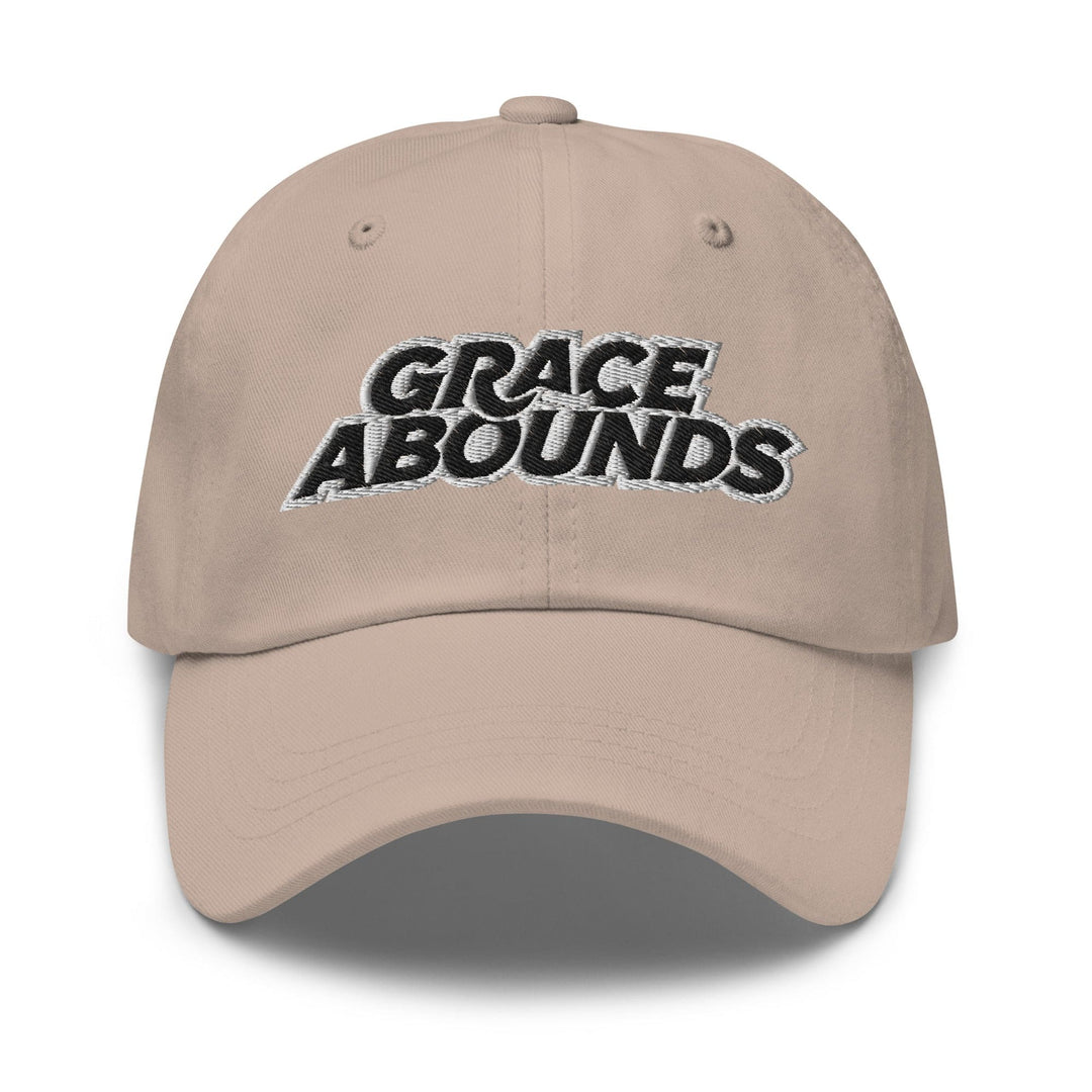 Embroidered Adjustable Baseball Cap Grace Abounds - F/b - Unisex | Baseball