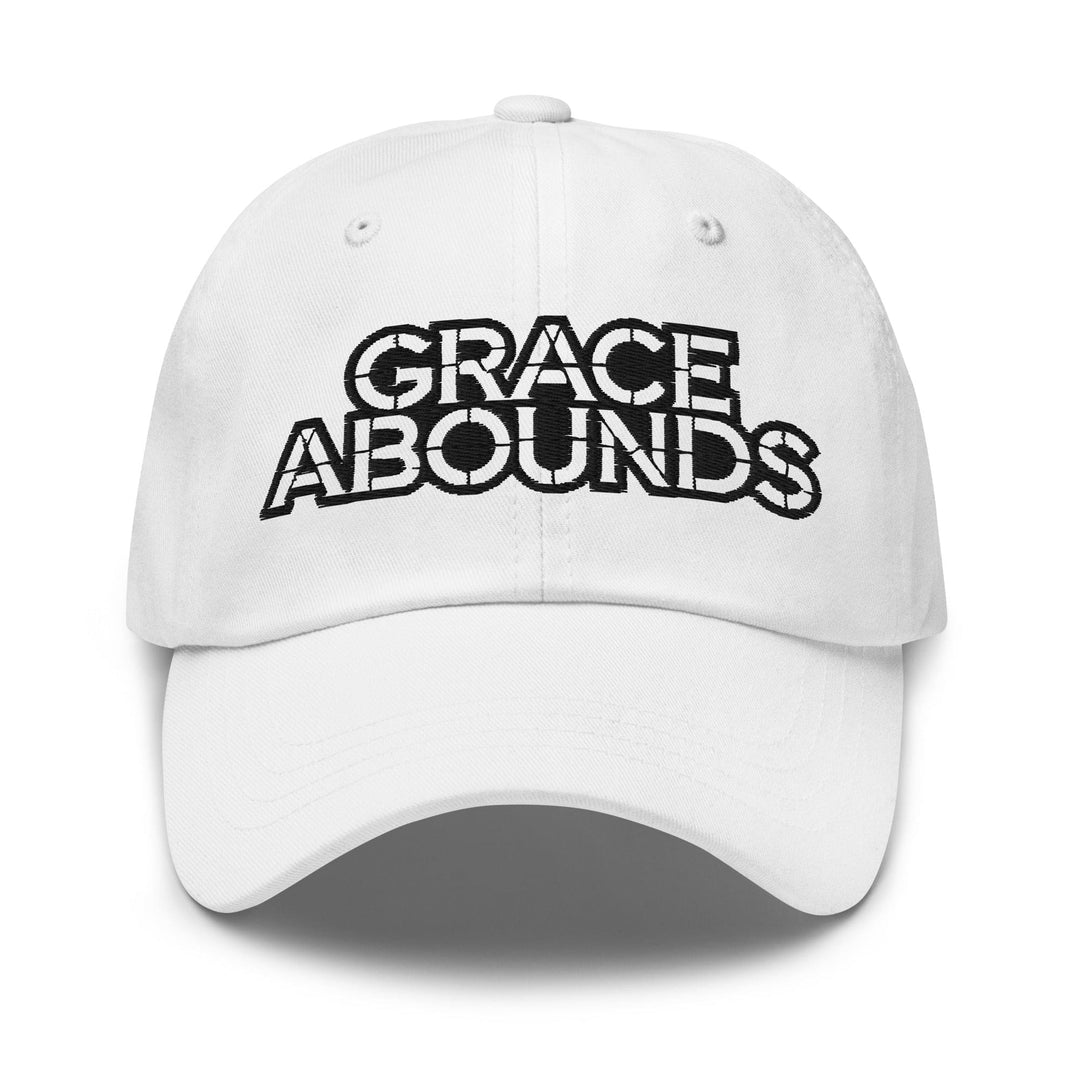 Embroidered Adjustable Baseball Cap Grace Abounds - F/b - Unisex | Baseball