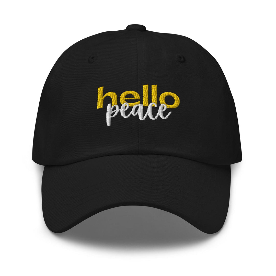 Embroidered Adjustable Baseball Cap Hello Peace - Unisex | Baseball Caps