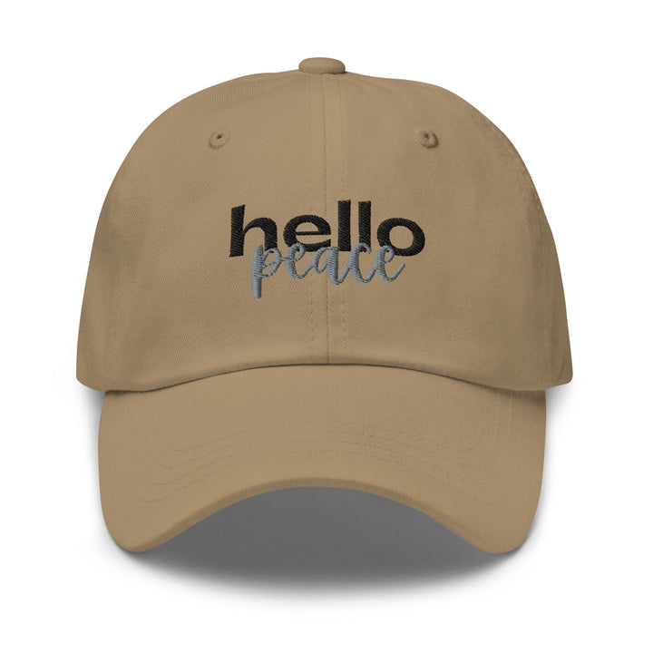 Embroidered Adjustable Baseball Cap Hello Peace - Unisex | Baseball Caps