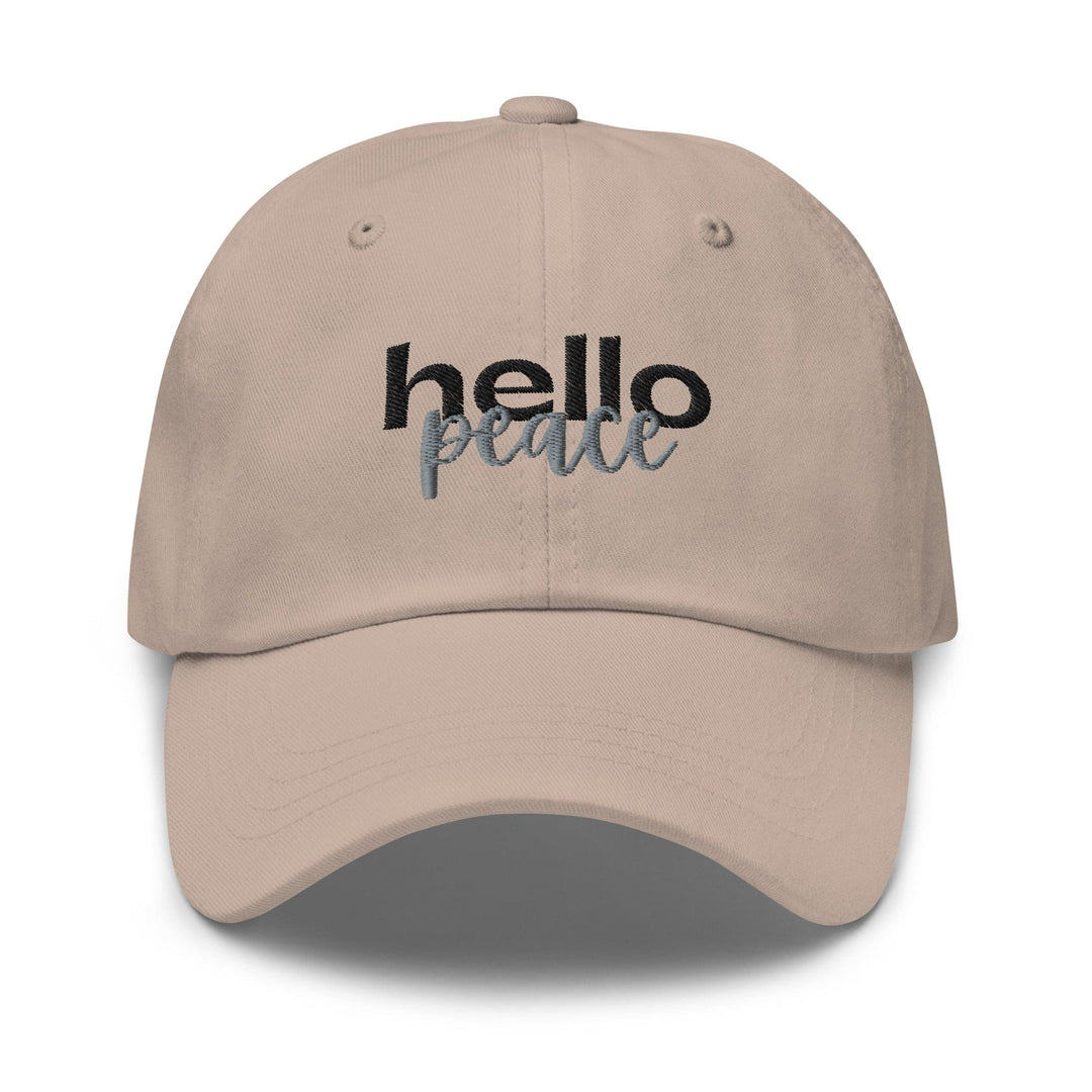 Embroidered Adjustable Baseball Cap Hello Peace - Unisex | Baseball Caps