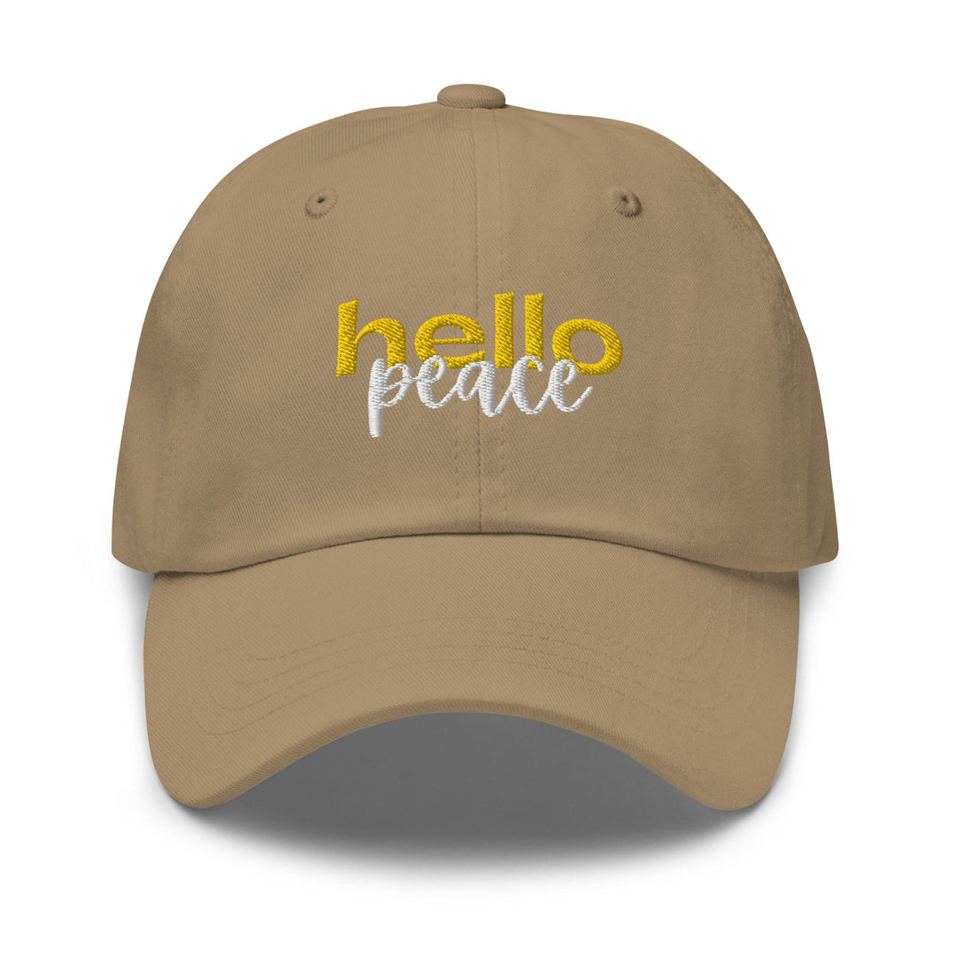 Embroidered Adjustable Baseball Cap Hello Peace - Unisex | Baseball Caps