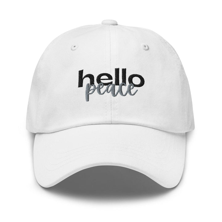 Embroidered Adjustable Baseball Cap Hello Peace - Unisex | Baseball Caps