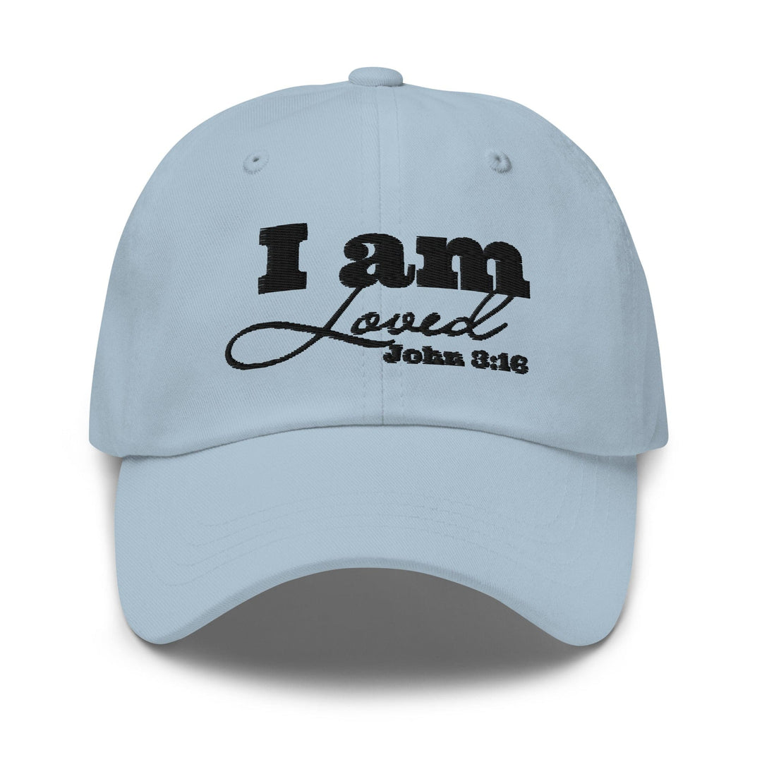 Embroidered Adjustable Baseball Cap i am Loved John 3:16 - Unisex | Baseball