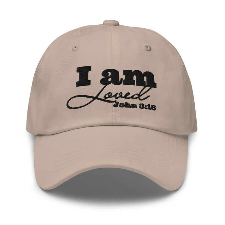 Embroidered Adjustable Baseball Cap i am Loved John 3:16 - Unisex | Baseball