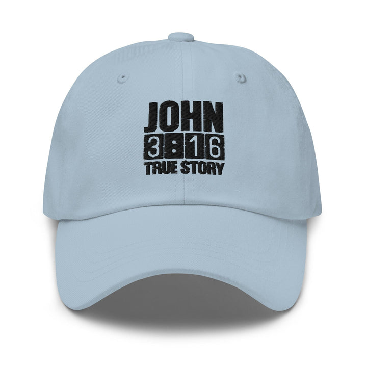 Embroidered Adjustable Baseball Cap John 3:16 True Story - Unisex | Baseball