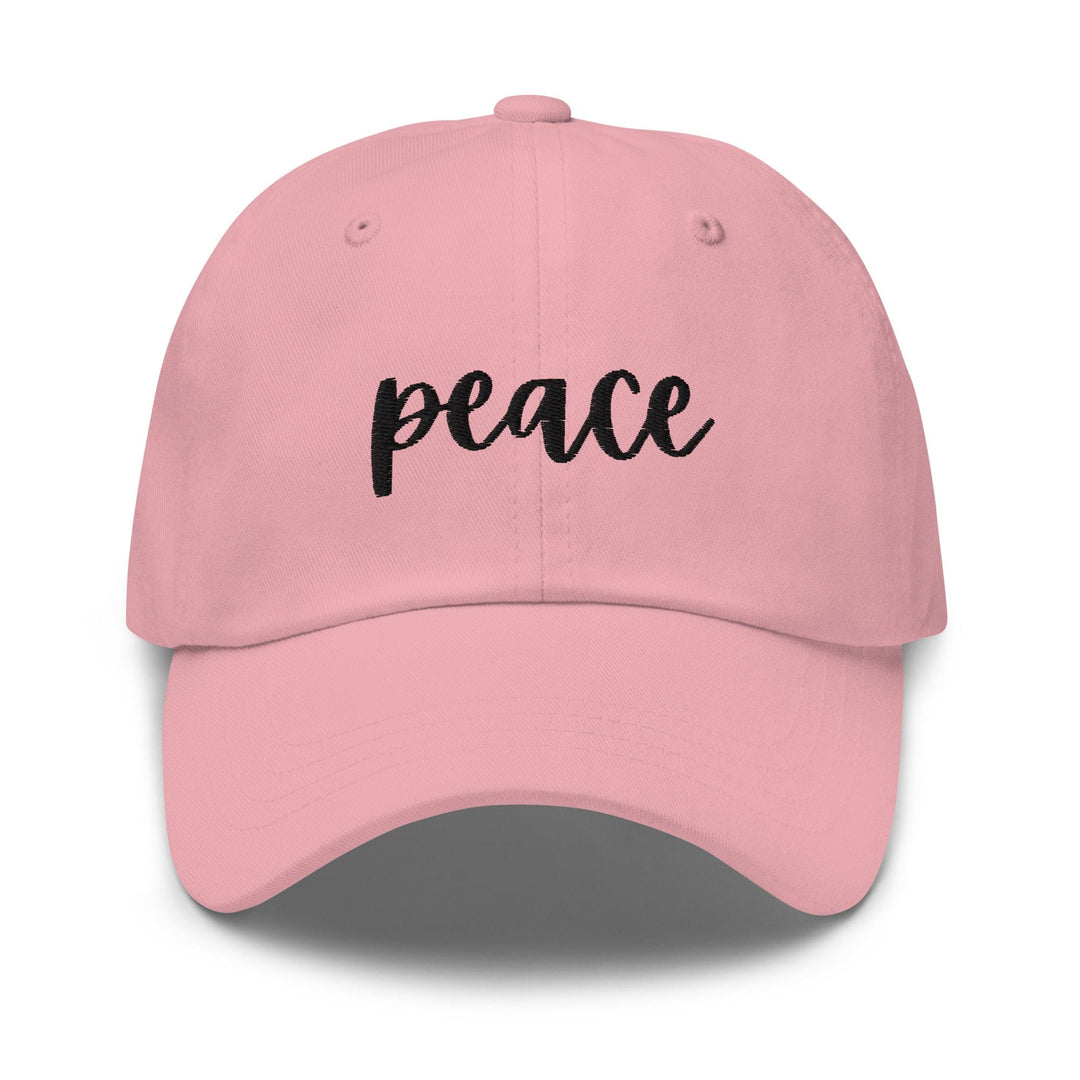 Embroidered Adjustable Baseball Cap Peace - Unisex | Baseball Caps | Embroidered