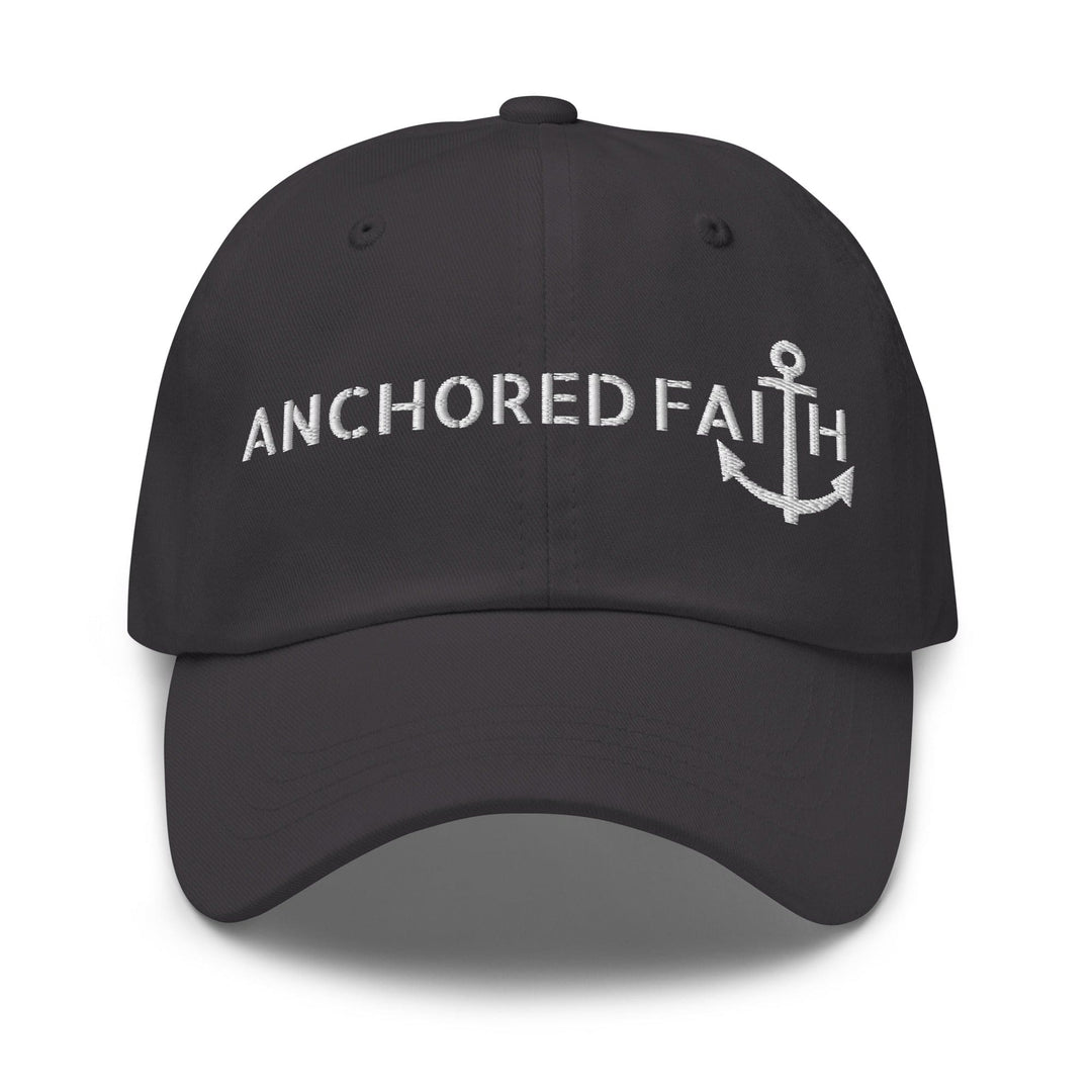 Embroidered Baseball Cap - Adjustable - Anchored Faith