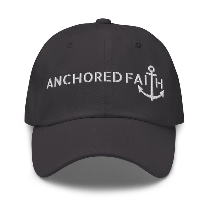 Embroidered Baseball Cap - Adjustable - Anchored Faith