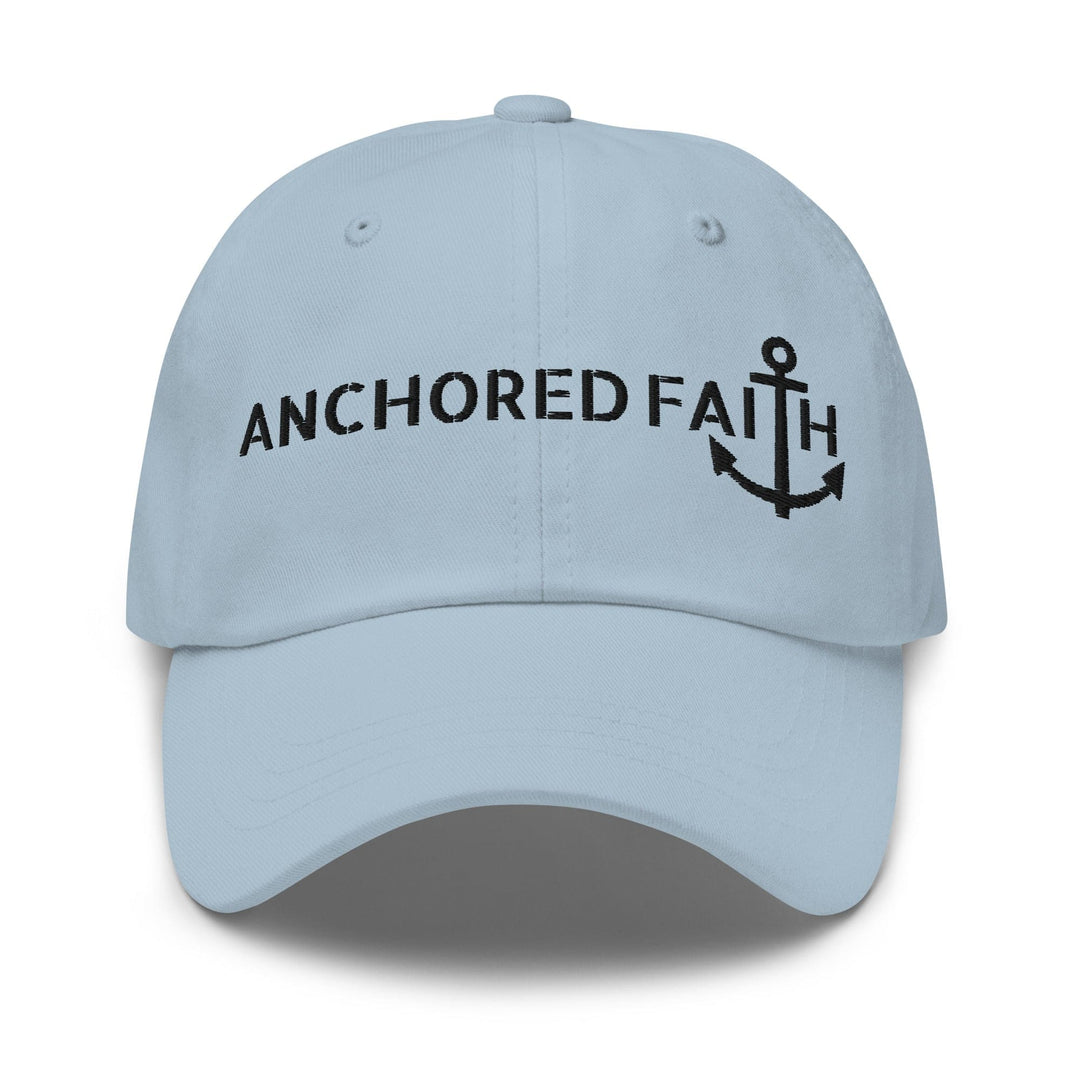 Embroidered Baseball Cap - Adjustable - Anchored Faith