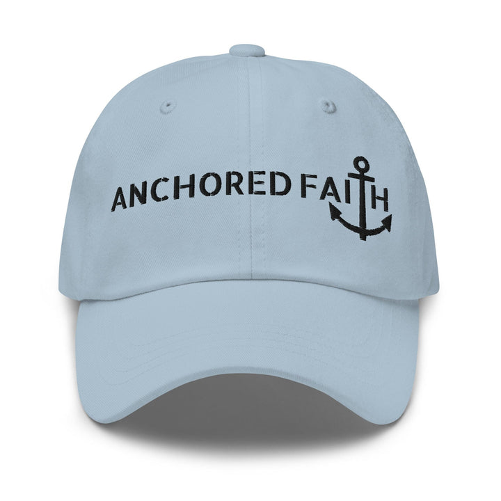 Embroidered Baseball Cap - Adjustable - Anchored Faith