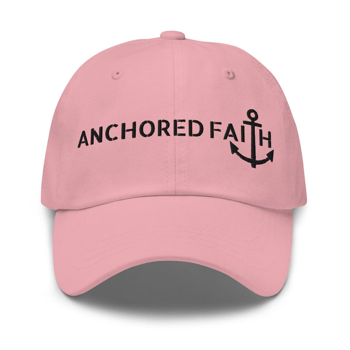 Embroidered Baseball Cap - Adjustable - Anchored Faith