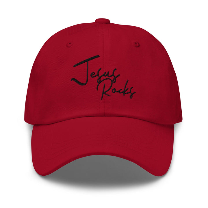 Embroidered Baseball Cap - Adjustable Jesus Rocks - Unisex | Baseball Caps