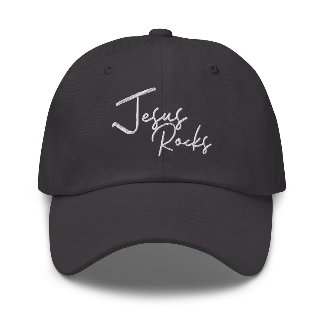 Embroidered Baseball Cap - Adjustable Jesus Rocks - Unisex | Baseball Caps