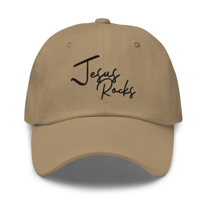 Embroidered Baseball Cap - Adjustable Jesus Rocks - Unisex | Baseball Caps