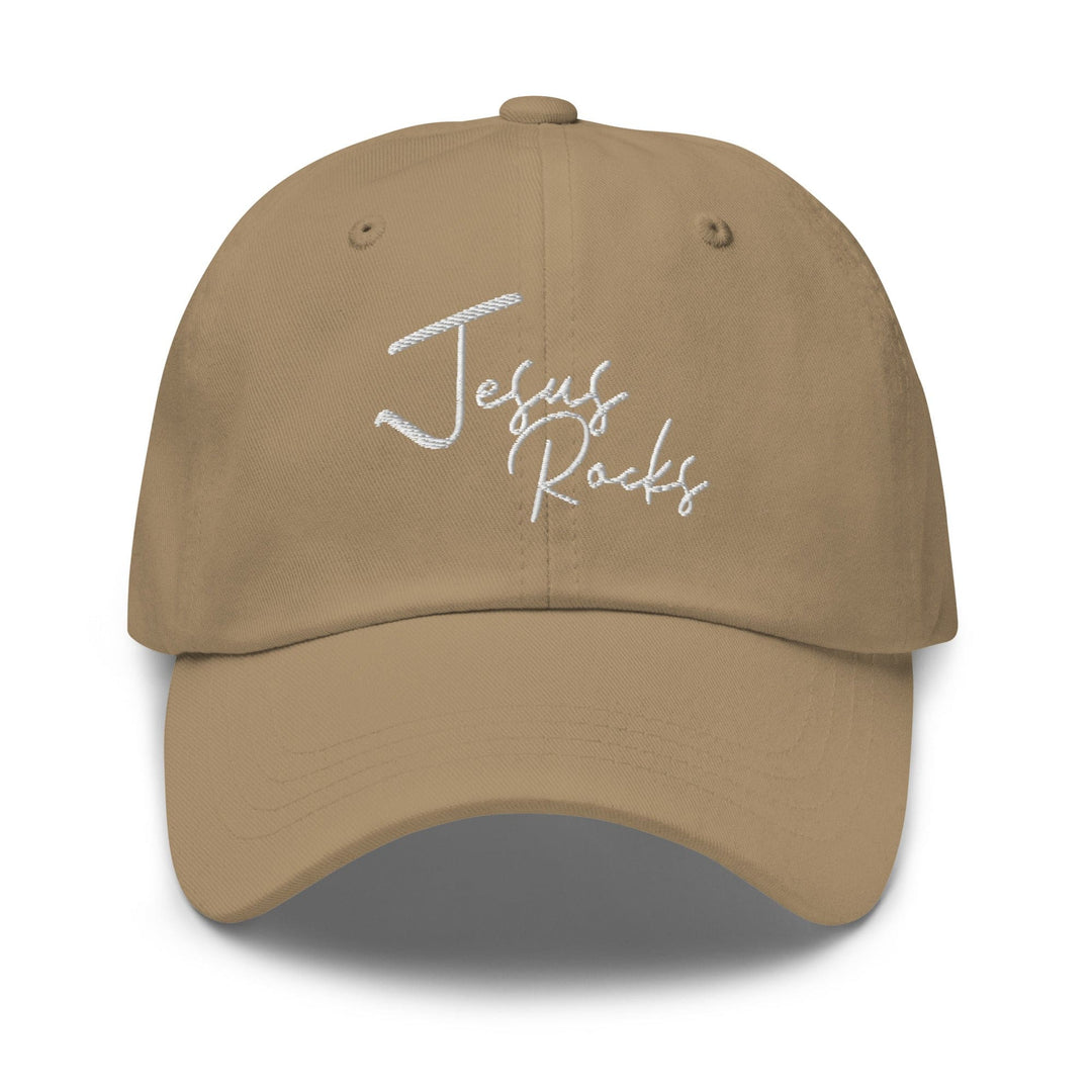 Embroidered Baseball Cap - Adjustable Jesus Rocks - Unisex | Baseball Caps