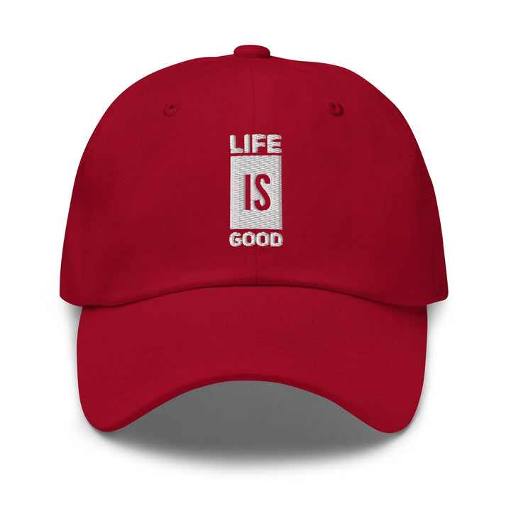 Embroidered Baseball Cap - Adjustable Life is Good - Unisex | Baseball Caps